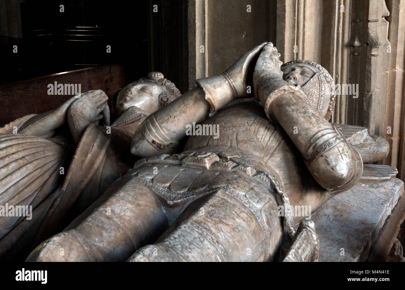 The Wilcote monument, St. Mary`s Church, North Leigh, Oxfordshire